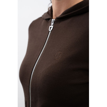 Sweat zippé maille Harcour Amelie Sweat zippé maille Harcour Amelie