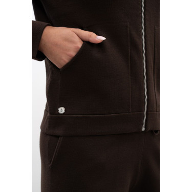 Sweat zippé maille Harcour Amelie Sweat zippé maille Harcour Amelie