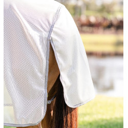 Chemise anti-mouches Horseware Amigo Bug Rug Pony Argent / gris titanium / argent Chemise anti-mouches Horseware Amigo Bug Rug Pony Argent / gris titanium / argent