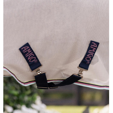 Chemise anti-mouches Horseware Amigo Bug Rug Pony Argent / citron / marine / rose / bleu Chemise anti-mouches Horseware Amigo Bug Rug Pony Argent / citron / marine / rose / bleu