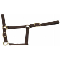 Licol synthétique doublé suédine T de T Marron foncé Licol synthétique doublé suédine T de T Marron foncé