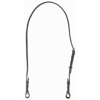 Montants de bride T de T Havane foncé Marron