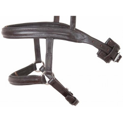 Muserolle mixte française / allemande T de T Noir Muserolle mixte française / allemande T de T Noir