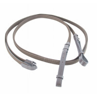 Rênes allemandes en sangle T de T Marron foncé