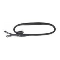 Rênes allemandes en sangle T de T Marron foncé