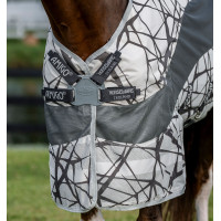 Couverture anti-mouches Horseware Camouflage 3-en-1 Amigo® CamoFly Imprimé gris / lime Motifs