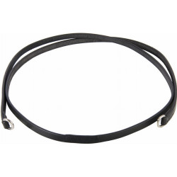 Rênes de gogue cuir T de T Noir Rênes de gogue cuir T de T Noir