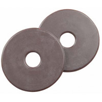 Rondelles de mors en caoutchouc T de T Marron