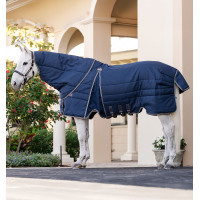 Couvre-cou d'écurie Horseware Rambo Optimo 200g Marine / orage / gris argent Bleu marine Couvre-cou d'écurie Horseware Rambo Optimo 200g Marine / orage / gris argent Bleu marine