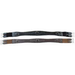 Sangle anatomique cuir lisse T de T Noir