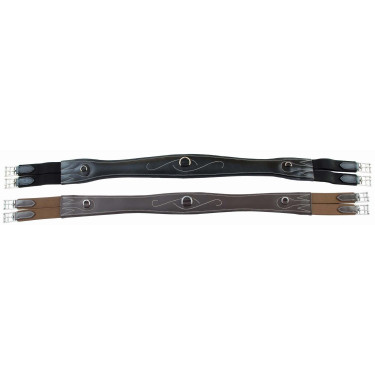 Sangle anatomique cuir lisse T de T Sangle anatomique cuir lisse T de T