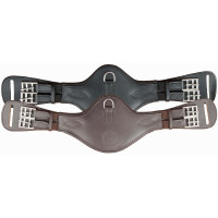 Sangle cuir de dressage T de T Havane foncé Sangle cuir de dressage T de T Havane foncé