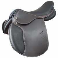 Selle mixte cuir Quercy T de T Chocolat Selle mixte cuir Quercy T de T Chocolat