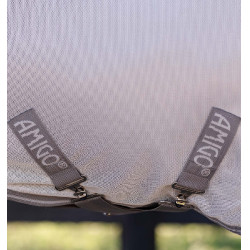 Couverture anti-mouches Horseware Amigo Bug Rug Petite 0g Argent / gris titanium / argent