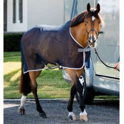 Chemise séchante Filet Horseware Amigo 0g Marine / gris titane / argent Bleu marine