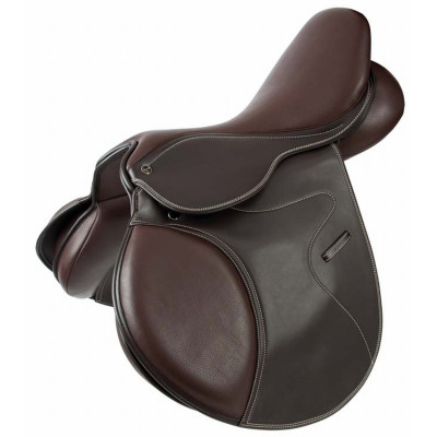 Selle d'obstacle synthétique T de T Chocolat