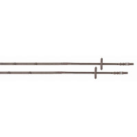 Rênes Super Grip à arrêtoirs T de T Havane foncé Marron Rênes Super Grip à arrêtoirs T de T Havane foncé Marron