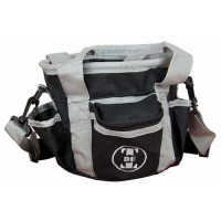 Sac de pansage petit modèle T de T Noir / gris
