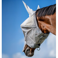 Masque anti-mouches Horseware Rambo Plus Argent / bleu Masque anti-mouches Horseware Rambo Plus Argent / bleu