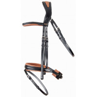 Bridon têtière anatomique Matisse T de T Marron / marron Bridon têtière anatomique Matisse T de T Marron / marron