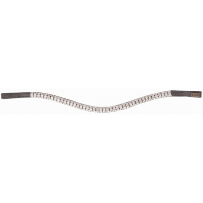 Frontal Diamant T de T Havane foncé / argent