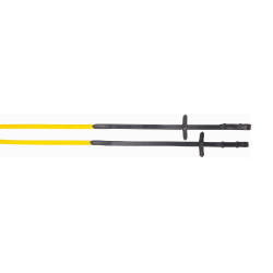 Rênes Biotack® lisses + Cuir T de T Jaune