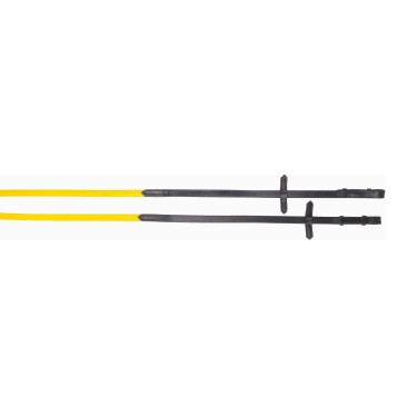 Rênes Biotack® lisses + Cuir T de T Jaune