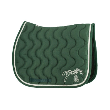 Tapis de selle Pénélope Classique Vert foncé / vert Tapis de selle Pénélope Classique Vert foncé / vert