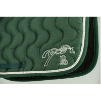 Tapis de selle Pénélope Classique Fushia / marine Rose Tapis de selle Pénélope Classique Fushia / marine Rose