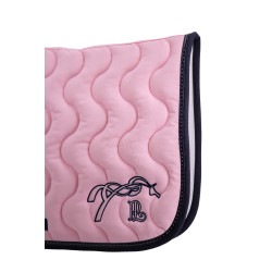 Tapis de selle Pénélope Classique Rose pâle / marine Tapis de selle Pénélope Classique Rose pâle / marine