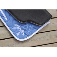 Tapis de selle Pénélope Classique Lagon / blanc Bleu Tapis de selle Pénélope Classique Lagon / blanc Bleu