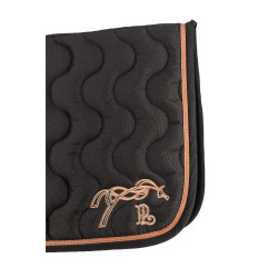 Tapis de selle Pénélope Classique Noir / noir / caramel Tapis de selle Pénélope Classique Noir / noir / caramel