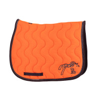 Tapis de selle Pénélope Classique Orange / marine