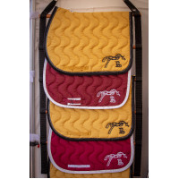 Tapis de selle Pénélope Classique Moutarde Jaune Tapis de selle Pénélope Classique Moutarde Jaune