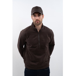 Casquette ambassadeur softshell Harcour Cacao Marron
