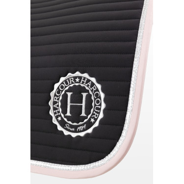 Tapis de selle Rider Harcour Karembar Noir / rose clair Tapis de selle Rider Harcour Karembar Noir / rose clair