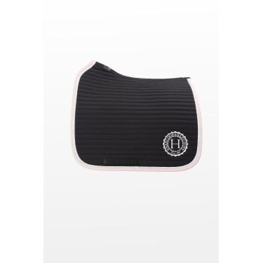 Tapis de selle Rider Harcour Karembar Noir / rose clair Tapis de selle Rider Harcour Karembar Noir / rose clair