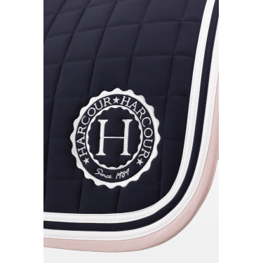 Tapis de selle Harcour Soft Marine / rose clair Tapis de selle Harcour Soft Marine / rose clair