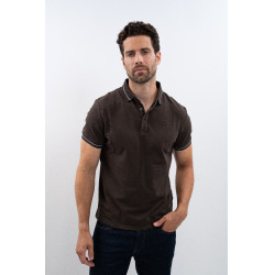 Polo Harcour Oscar homme Cacao Marron