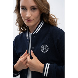 Bomber Sweater Harcour Agathe Marine Bleu marine
