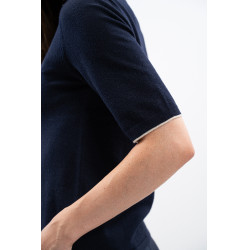 Polo Harcour Amande Marine Bleu marine