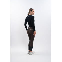 Pantalon polaire équitation Harcour Jaipur Cacao Marron