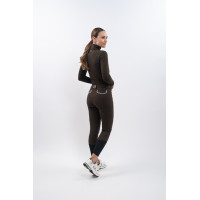 Pantalon polaire équitation Harcour Jaipur Cacao Marron
