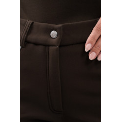 Pantalon polaire équitation Harcour Jaipur Cacao Marron
