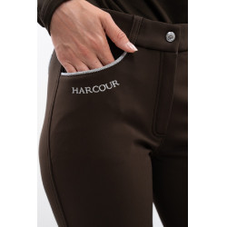 Pantalon polaire équitation Harcour Jaipur Cacao Marron