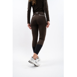 Pantalon polaire équitation Harcour Jaipur Cacao Marron