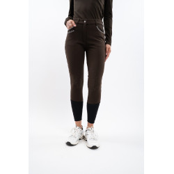 Pantalon polaire équitation Harcour Jaipur Cacao Marron