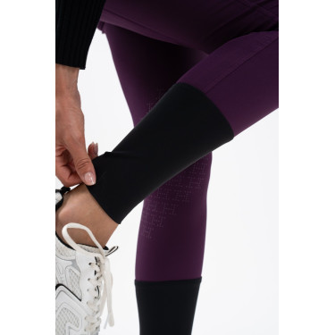 Pantalon polaire équitation Harcour Jaipur Figue Violet