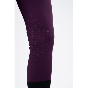 Pantalon polaire équitation Harcour Jaipur Figue Violet