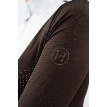 Polo de concours Harcour Stella femme Cacao Marron